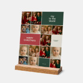 elegance big many collage Christmas images  アクリルサイン (傾斜)