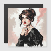 Élégance brune au regard énigmatique (正面/裏面)