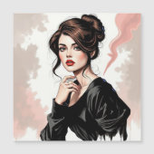 Élégance brune au regard énigmatique (正面)