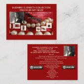 ELEGANCE COLLECTION女性 名刺 (正面/裏面)