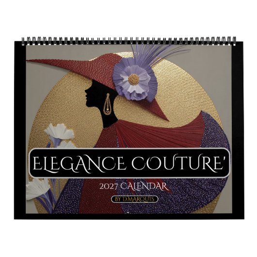 ELEGANCE COUTURE' 2027 カレンダー (カバー)
