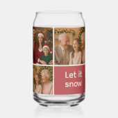 elegance families images collage Christmas ガラス缶 (裏面)