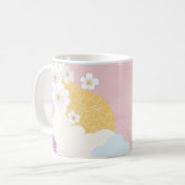 🇯🇵 Élégance florale inspirée du Japon 🌸 コーヒーマグカップ (正面左)
