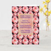 Elegance Framed in Bloom カード (黄色い花)