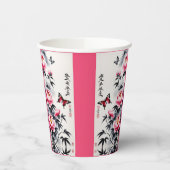  Elegance in Bloom: Floral and Landscape Harmony 紙コップ (左)