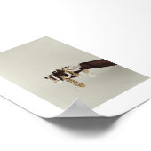 "Elegance in Hand" – Minimalist Jewelry Art Poster ポスター (角)