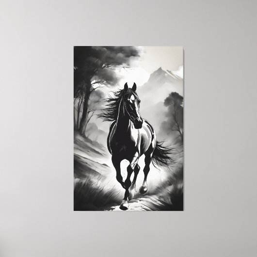 Elegance in Motion キャンバスプリント (正面)