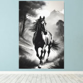 Elegance in Motion キャンバスプリント (インサイチュ (ウッドフロア))