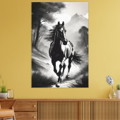 Elegance in Motion キャンバスプリント (インサイチュ (リビング))