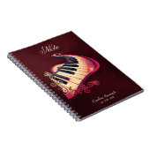 Elegance in motion, the curved piano. ノートブック (右側)