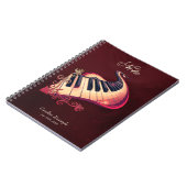 Elegance in motion, the curved piano. ノートブック (左側)