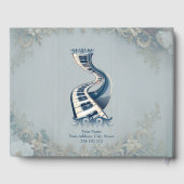 Elegance in piano keys and blossoms. ゲストブック (裏面)