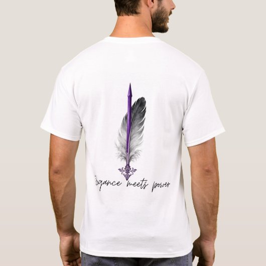 Elegance Meets Power Tシャツ (裏面)