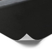Elegance of the Common Blackbird Fine Art Poster ポスター (角)