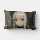 Elegance of the Midnight Blossom Maiden ランバークッション (裏面)