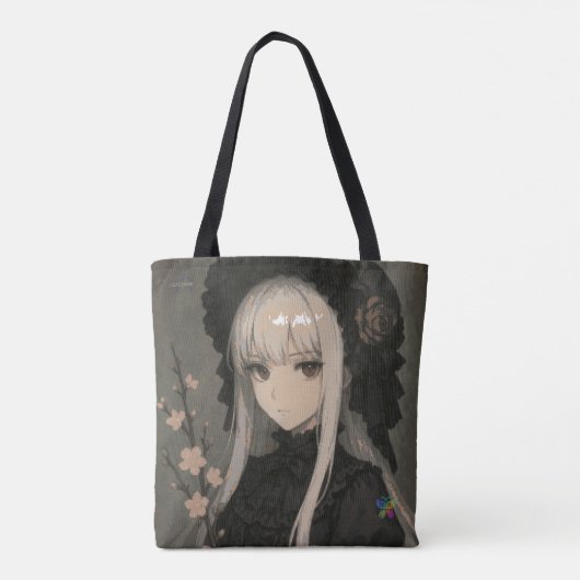 Elegance of the Midnight Blossom Maiden Standard トートバッグ (裏面)