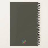 Elegance of the Midnight Blossom Maiden Standard ノートブック (裏面)