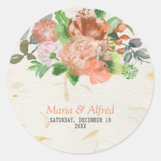 Elegancia en Flor  ラウンドシール