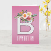 Elegancia Floral de Cumpleaños カード (黄色い花)