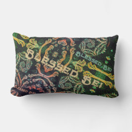 Elegancia fractal oscura ランバークッション