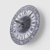 Elegant ラウンド壁時計 (傾斜)