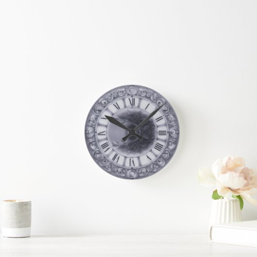 Elegant ラウンド壁時計 (ホーム)