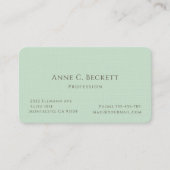 Elegant  名刺 (正面)