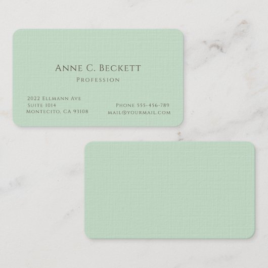 Elegant  名刺 (正面/裏面)