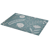 Elegant 11x8 Glass Cutting Board with Stylish Des カッティングボード (角)