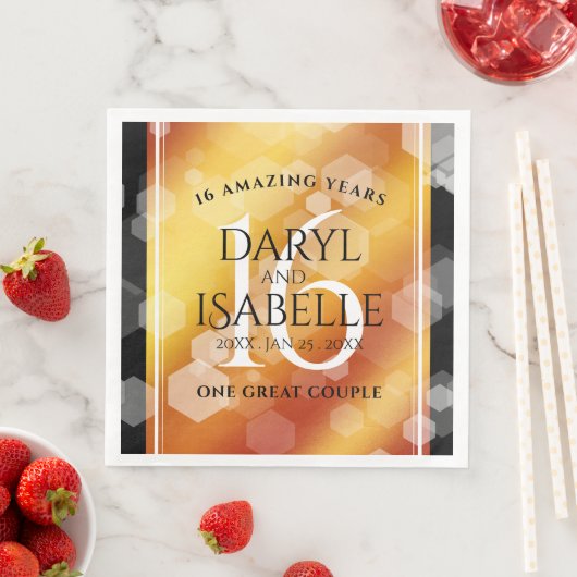 Elegant 16th Golden Topaz Wedding Anniversary (インサイチュ)