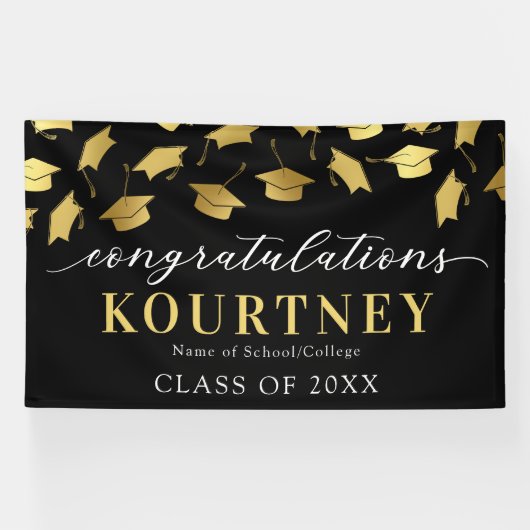 Elegant 2023 Graduation Banner 横断幕 (横)