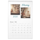 Elegant 2026 Family Photo Calendar カレンダー (2月 2026)