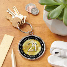 Elegant 21st Brass Wedding Anniversary Celebration