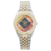 Elegant 23rd Imperial Topaz Wedding Anniversary 腕時計 (正面)