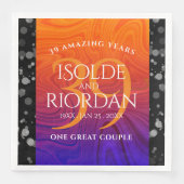 Elegant 39th Agate Wedding Anniversary Celebration (正面)