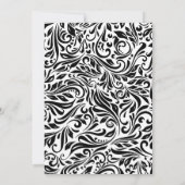 Elegant 40th Birthday Photo 招待状 (裏面)