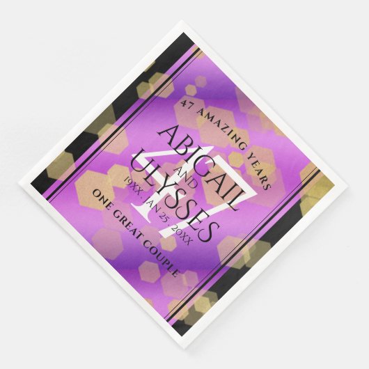 Elegant 47th Amethyst Wedding Anniversary (コーナー)