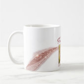 Elegant 50 & Fabulous Rose Gold Photo Birthday  コーヒーマグカップ (左)
