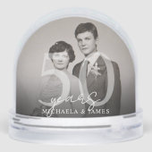 Elegant 50th Anniversary Couple's Names 2-Photo (裏面)