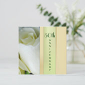 Elegant 50th Anniversary Invitation 招待状 (スタンド正面)