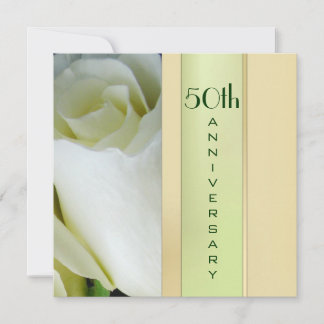 Elegant 50th Anniversary Invitation 招待状