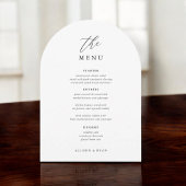 Elegant 5x7" Wedding Table Menu Cards Flat Menu 招待状