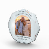 Elegant 60th Anniversary Arch Photo Keepsake Gift フォトブロック (右)