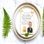 Elegant 70th Birthday Photo Party Invitation for H 招待状