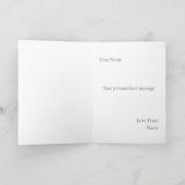 Elegant 70th Wedding Anniversary Card - Mum & Dad  カード (内部)