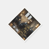 Elegant  A Little Sip of Joy Comming Soon スタンダードカクテルナプキン (角)