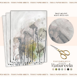 Elegant Abstract Design Decoupage Tissue Paper 薄葉紙