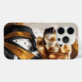 "Elegant Abstract Dog – Modern Art in Style" Case-Mate iPhoneケース (裏面 (横))