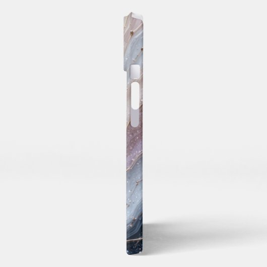  Elegant Abstract Marble Waves iPhone 13 Case iPhoneケース (左側面)