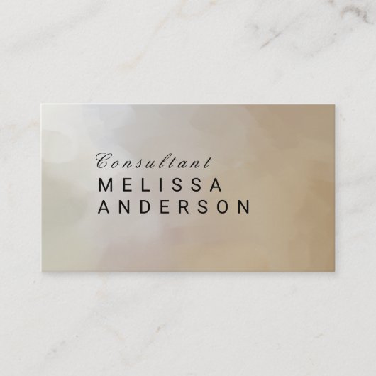 Élégant Abstrait 名刺 (正面)